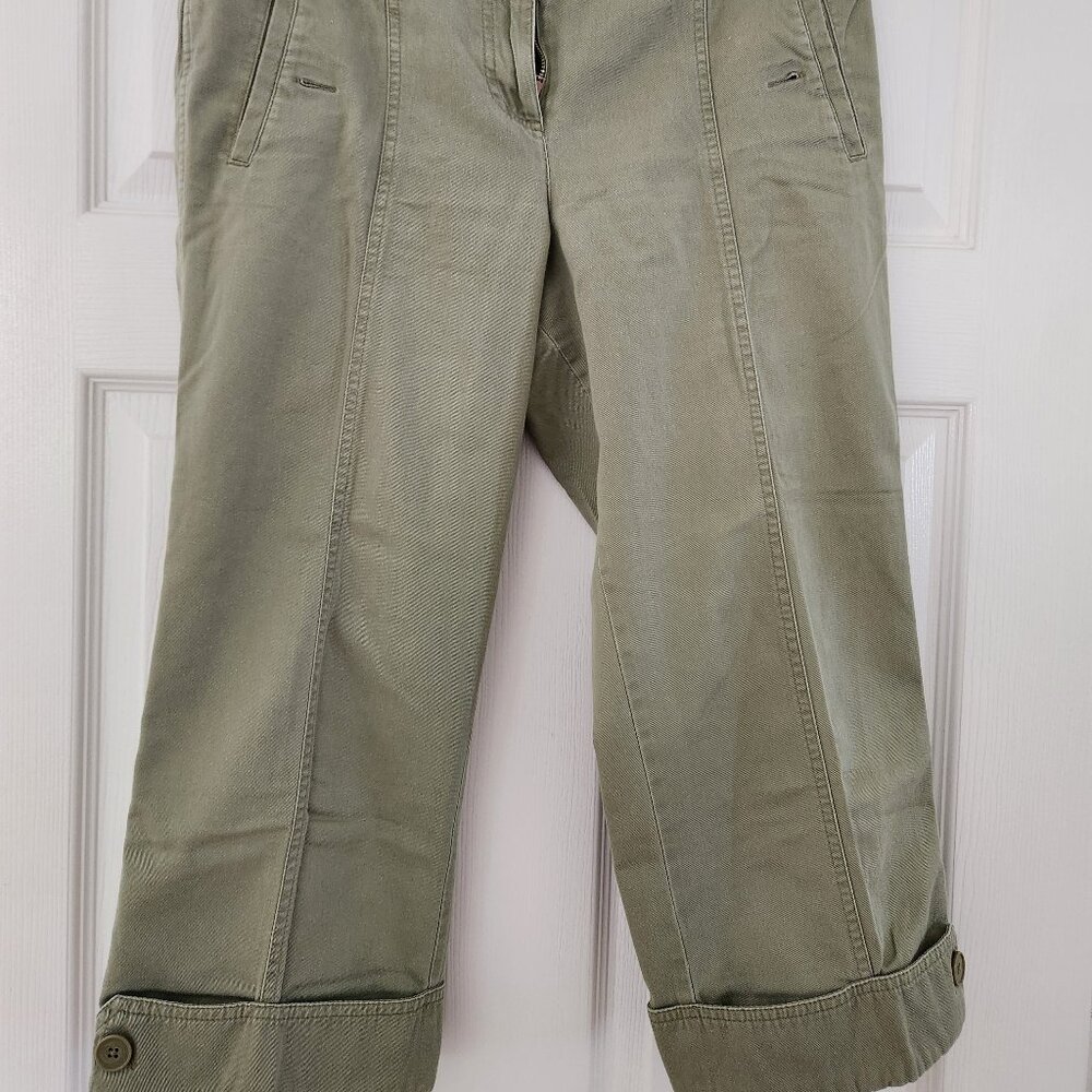 Khaki Cropped Pants Size 10, Ann Taylor Loft